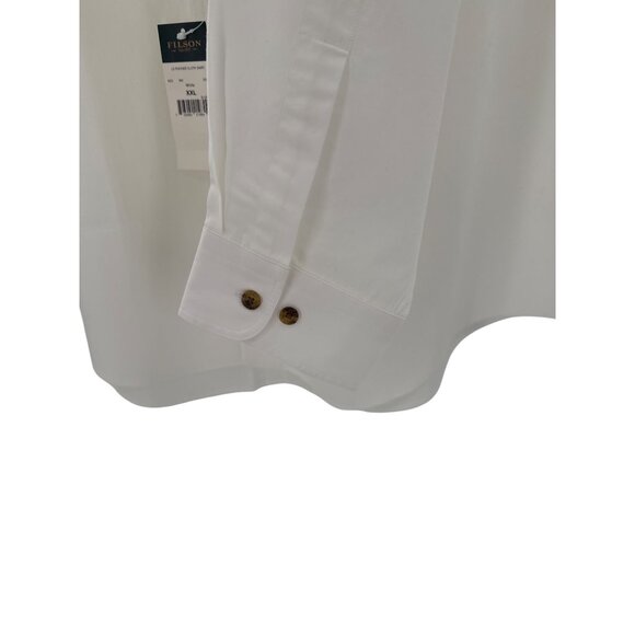 Filson XXL Feather Cloth White Long Sleeve Shirt - Picture 6 of 9